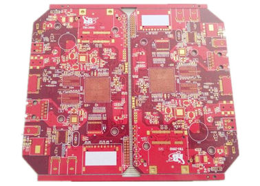 سعر جيد PCB النحاس الثقيل PCBA 4 طبقات FR 4 أحمر Soldmask خدمة تجميع PCB الانترنت