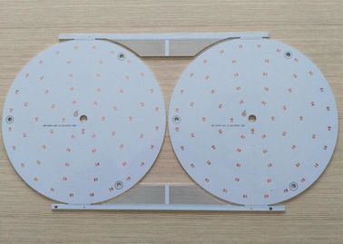سعر جيد الصمام الألومنيوم ثنائي الفينيل متعدد الكلور طبقة واحدة Wite Soldermask PCB المجلس المصنعة الانترنت