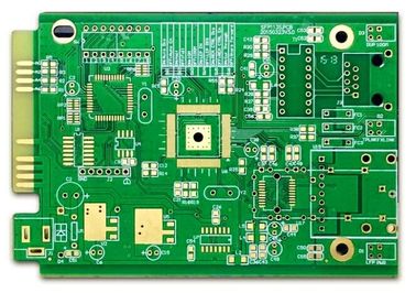 سعر جيد FR4 4 طبقة 2U `` 2OZ HASL / ENIG Surface PCB Prototype ENIG Green Soldmask أبيض بالشاشة الحريرية بإصبع ذهبي الانترنت