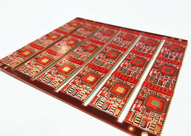 سعر جيد 2-22 طبقة حمراء قناع لحام Immsion ذهبي FR-4 لوحة دوائر مطبوعة PCB الانترنت